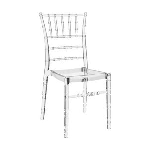 Chiavarina, Chairs in transparent polycarbonate for catering and events