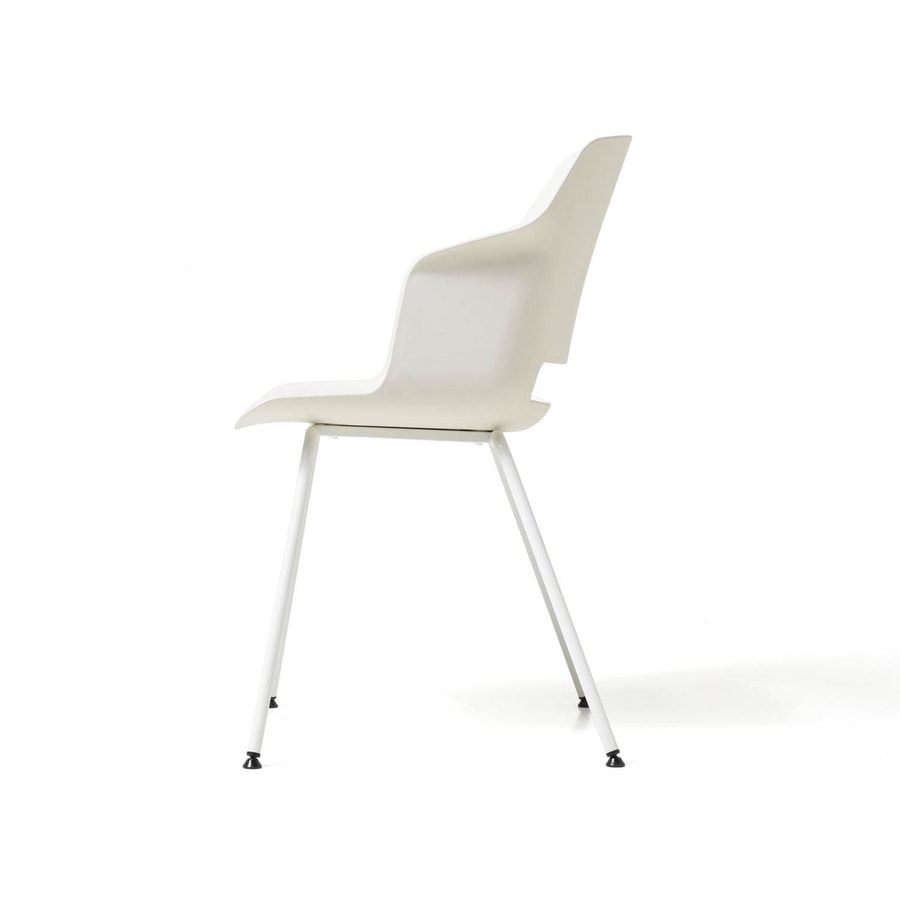 Clop 4 legs, Polypropylene chair with 4 legs
