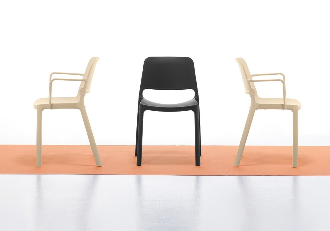 Elemens, Polypropylene chair for common areas