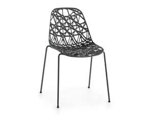 Nett R/4L, Stackable chair for outdoor use