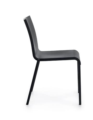 Persia R/PU, Plastic stackable chair