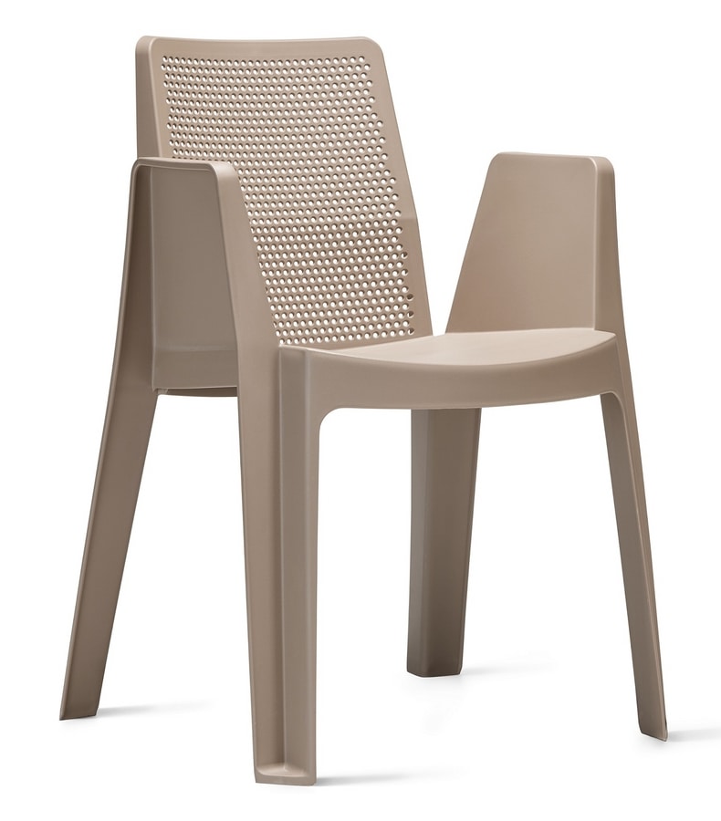 Playa, Stackable chair in polypropylene