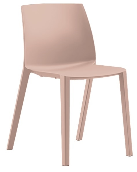 RECY 155, Stackable chair in 100% recycled polypropylene