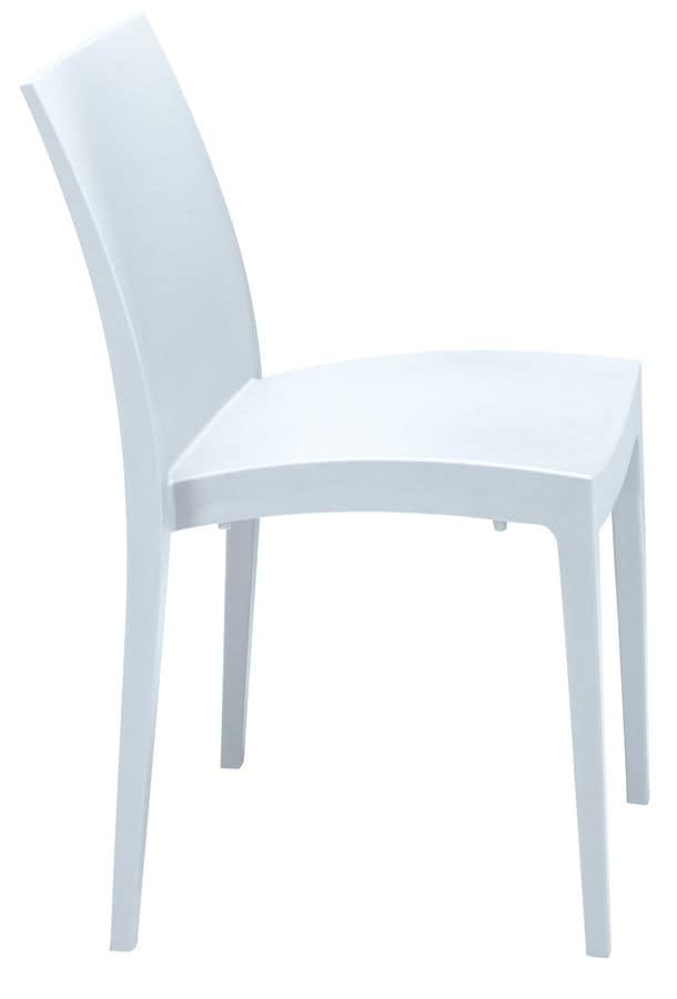 SE 6224, Chair in plastic of varios colours, for outdoor and bar
