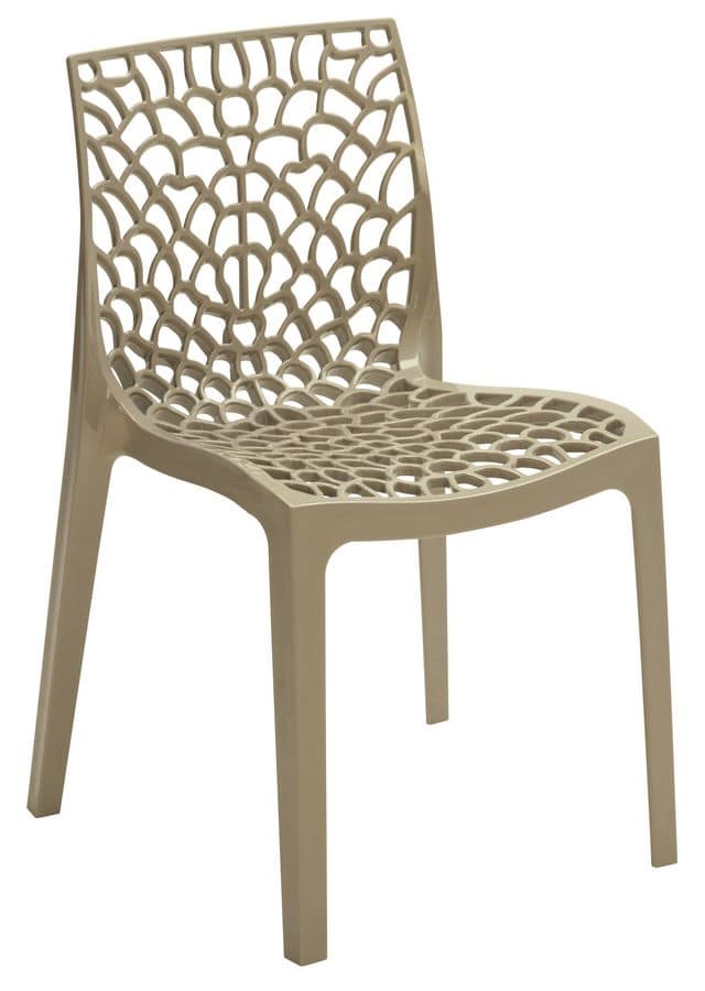 SE 6316, Polypropylene perforated chair for bars and restaurants