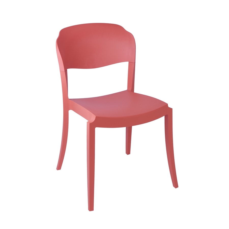 Strass, Polypropylene chair, with a minimalist chic style