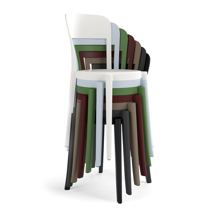 Torre, Stackable polypropylene chair