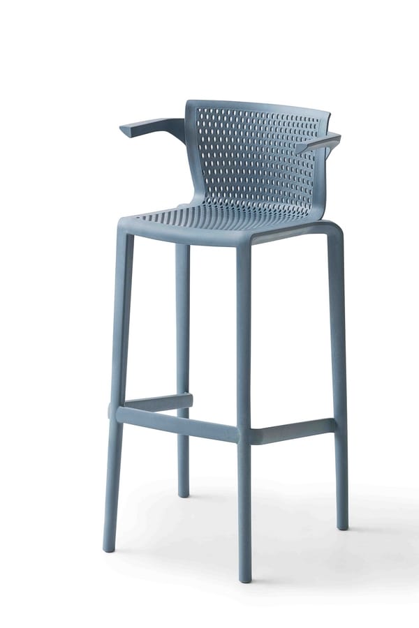 Spyker ST B, Stackable stool with armrests for bars