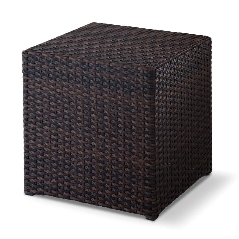 FT Pouff, Sessions low intertwined, cube-shaped, outdoor