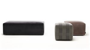 Dama, Poufs with removable covers, in different shapes