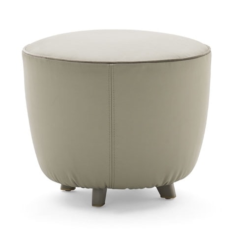 Diadema 04010 - 04011, Round pouf available with feet