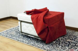 Pouf bed, Pouf transformable into a single bed