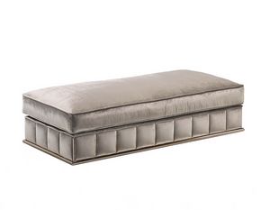 Reflex, Rectangular pouf with soft cushion