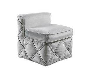 Richmond, Pouf with small backrest