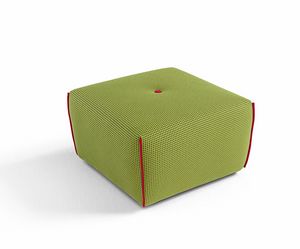 Yuki, Square pouf covered in fabric