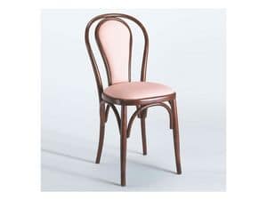 129 C, Bentwood chair, upholstered, for pizzerias