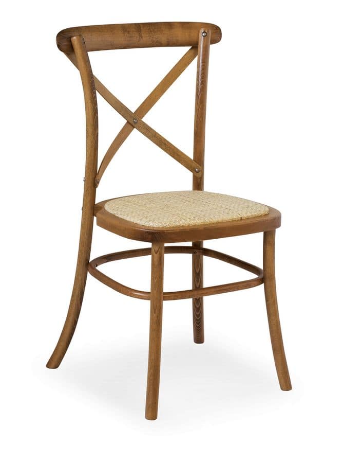 Ciao STK, Stackable chair in solid wood