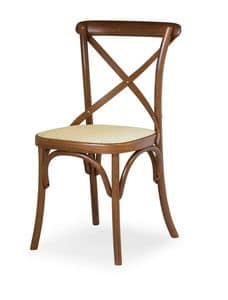 Ciao W, Chair in beech wood, Vienna straw seat