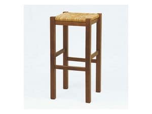 173 H71, High stool with straw seat, for taverns and inns