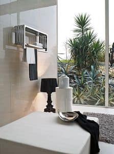 Montecarlo - MO80, Heater for the bathroom, with towel rail