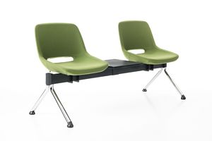 Clea bench, Upholstered bench for waiting areas