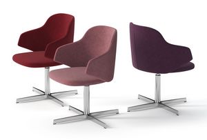HOST, Office armchair with swivel base