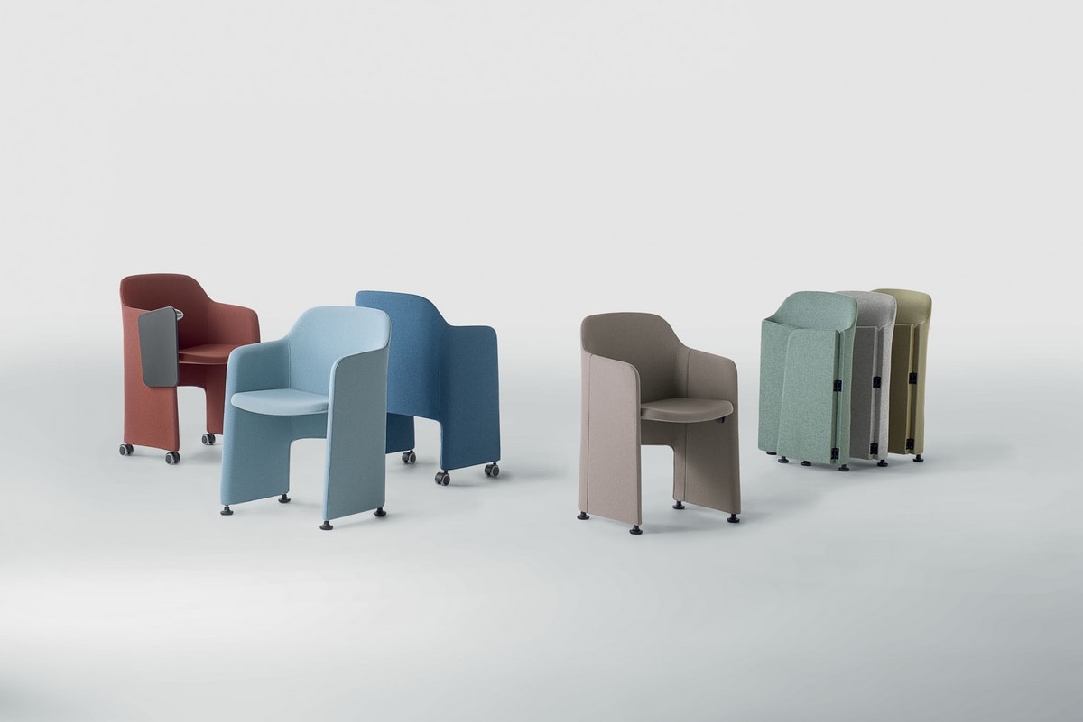 Key Meet, Multipurpose chair with soft and thin lines