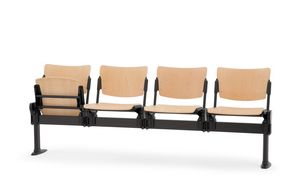 Lamia 104 bench, Waiting bench, with folding seats