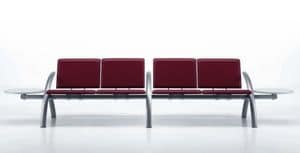 LAMTOP 724 B2T, Beam chairs ideal for airports and stations