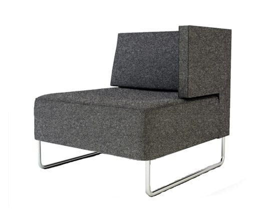 Urban 835 1BL 1BR, Modular armchair with single armrest