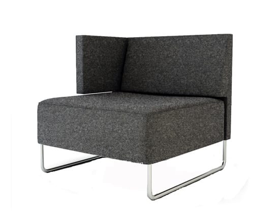 Urban 835 1BL 1BR, Modular armchair with single armrest