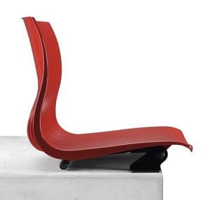 WEBBY 337, Step chair, in nylon, in various colors