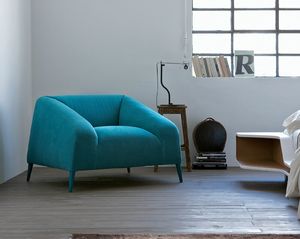 Sebastian armchair, Comfy armchairs, fabric covering, modern colors
