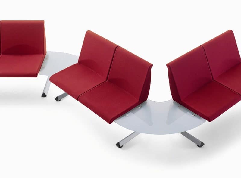 TEOREMA, Seating system for waiting areas, modular and elegant