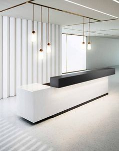 Toki Cube comp. 03, Office reception counter with a refined design