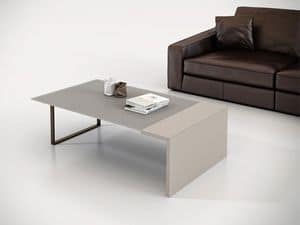 Loop In small table, Coffee table, wooden top, ideal for modern