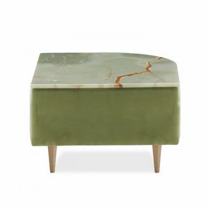 Délice 01050L - 01050M, Upholstered coffee table