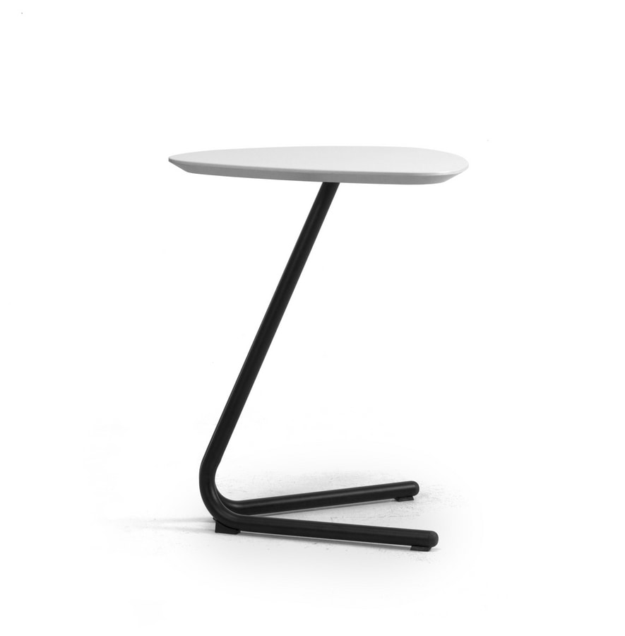 Eos, Side table suitable for sofas and poufs