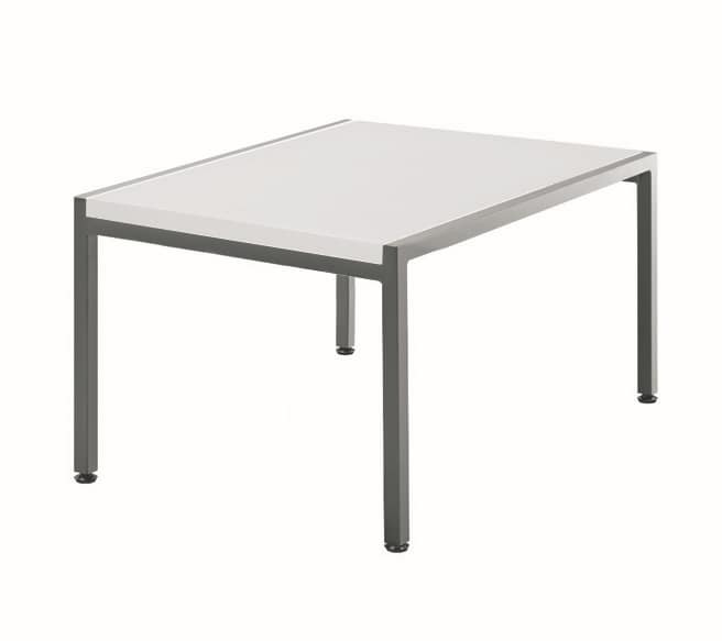 Kaleox waiting tables, Coffee tables for waiting room, with steel base