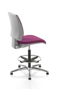 Kubix stool, Reception stool, swivel and adjustable