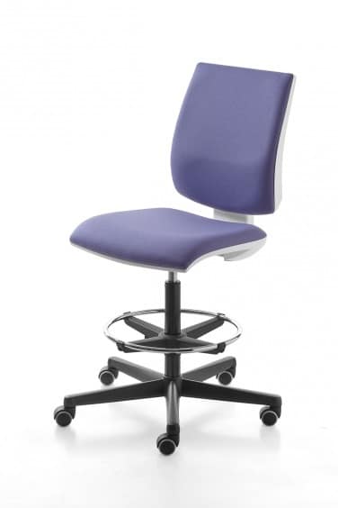 Kubix stool, Reception stool, swivel and adjustable