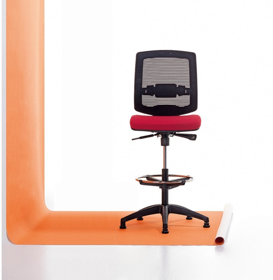 New Malice Stool 01, Ergonomic office stool