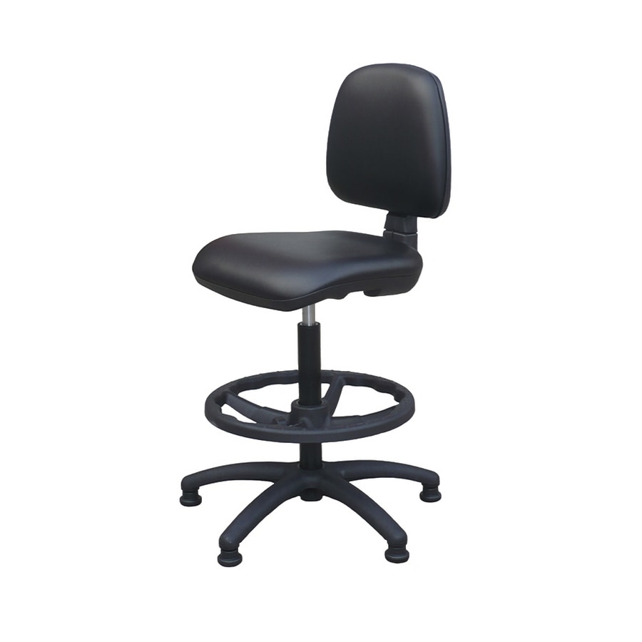 Woody-C, Stuffed office stool, adjustable in height