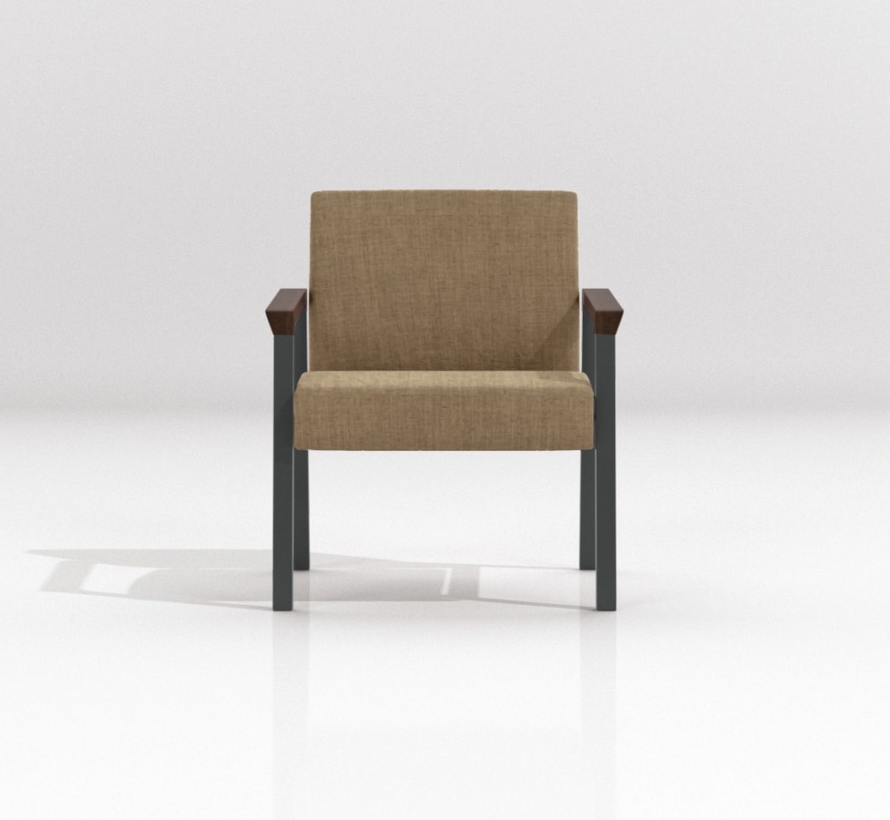 String Guest, Armchair with easily cleanable upholstery