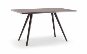 MILANO TABLE 083 D H75, Wooden table for contract use