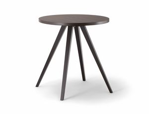 MILANO TABLE 083 H75 T, Round wooden table