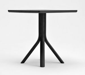 Tree, Square wooden table, for contract use