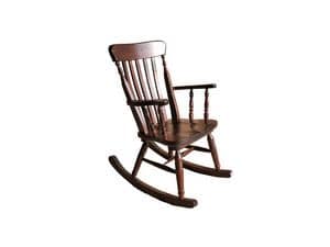 Old river, Rocking chair, in pine, for rustic tavern