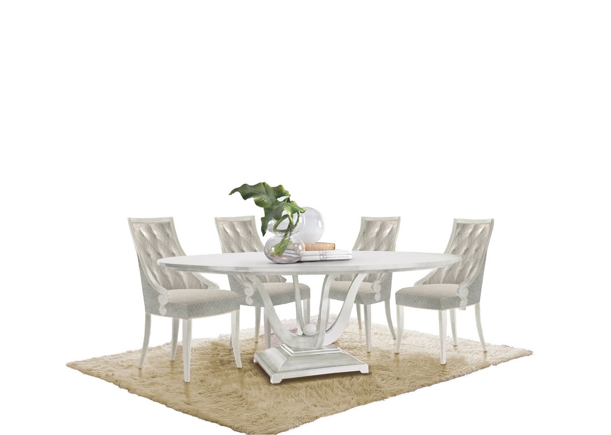 Giulietta Art. 3623, Dining table with round top