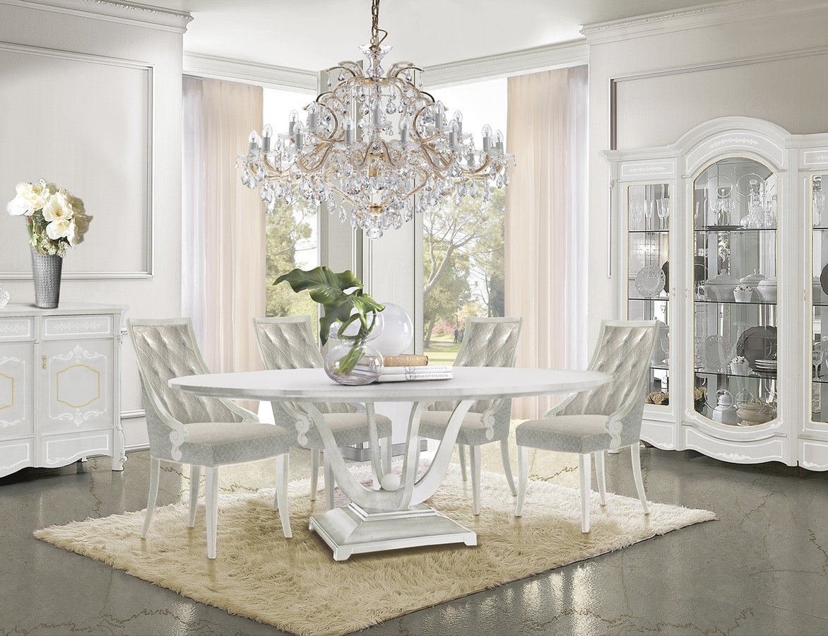 Giulietta Art. 3623, Dining table with round top